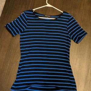 Black and Cobalt top